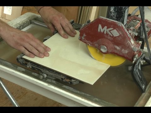 How to Cut Tile with a Wet Saw