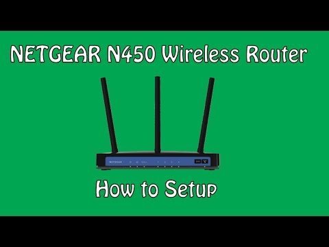 How to Setup the NetGear N450 Wireless Router (WNR2500-100NAS)