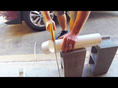 Cutting PVC Pipe with a Pruning Saw