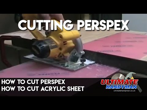 How to cut perspex | how to cut acrylic sheet