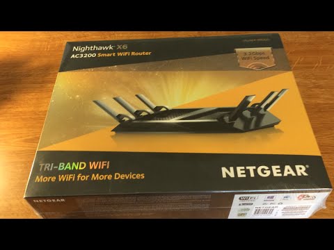 Unboxing Netgear Nighthawk X6 AC3200 R8000 Router