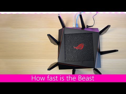 ASUS ROG Rapture GT AC5300 Extreme Gaming Router REVIEW Best Wireless Router how fast is it.