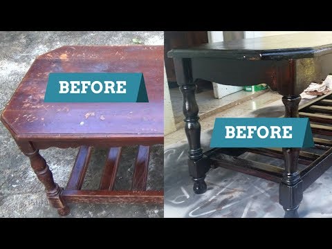 How to Sand, Strip and Refinish (varish) a Coffee Table