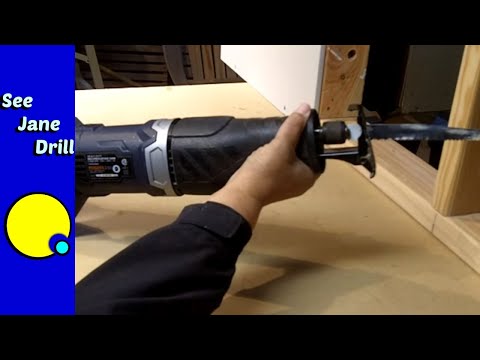 How to Use a Reciprocating Saw to Cut Metal, Wood, PVC, etc for Beginners