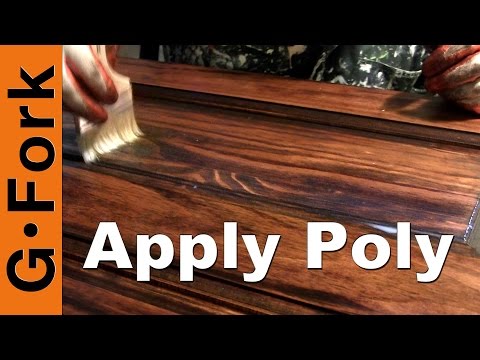 Apply Polyurethane Wood Finish How To - GardenFork