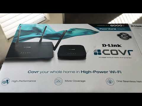 Covr D-Link AC3900 WiFi Router Mesh Networking Wireless Kit Unboxing