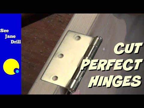 How to Cut Perfect Door Hinges