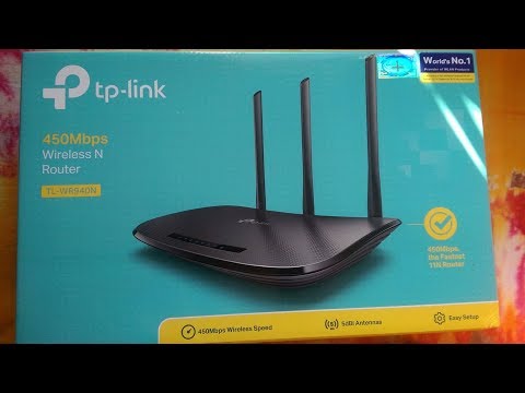Tp-link 450Mbps Wireless N Router TL-WR940N Unboxing Video.2017