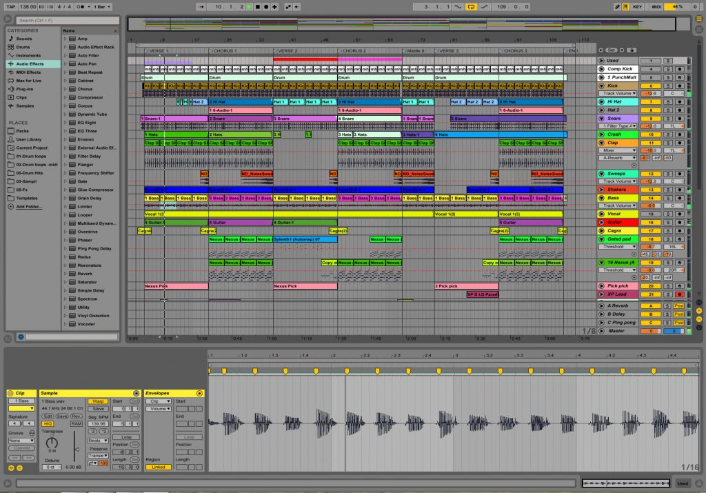 Making music and producing in Ableton
