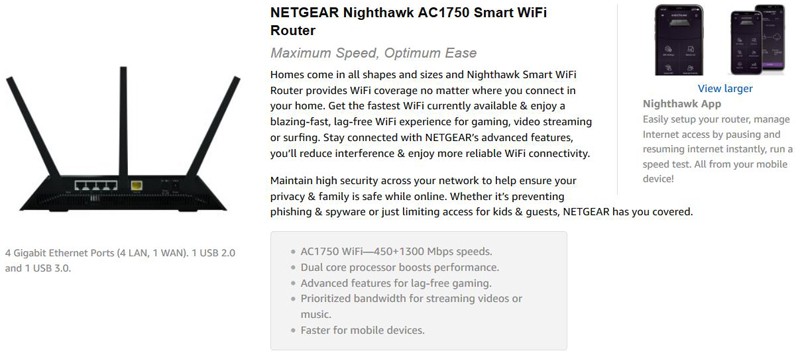 Netgear R6700 Nighthawk Ac1750 Dual Band Smart Wifi Router Review