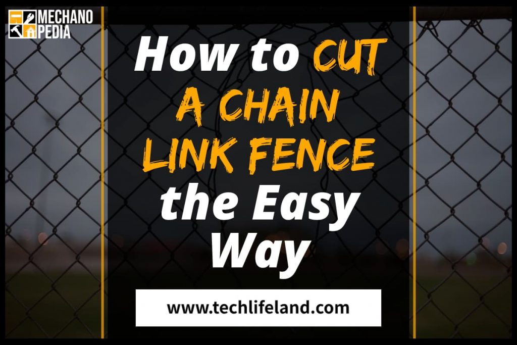 chain link fence cut installing anytime essential thinking soon ve know been